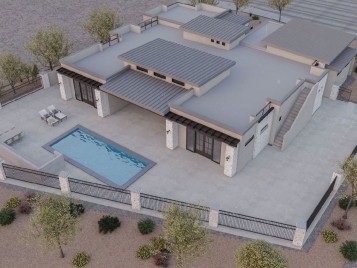Backyard hardscape project by Canterra